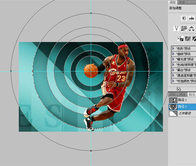 Photoshop制作精彩的篮球球星海报实例教程