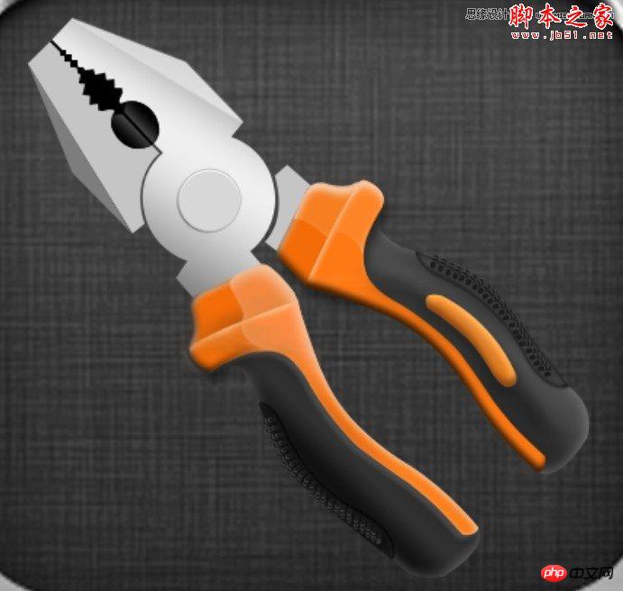 Photoshop设计制作金属质感的工具APP图标