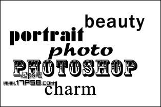 Photoshop打造超酷的彩色文字人像