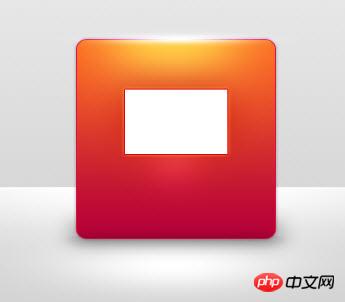 Photoshop 非常精致的红色邮件图标